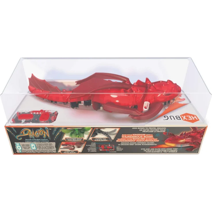 Hexbug 409-6847 Fernbedienung Drache – wiederaufladbares Spielzeug für Kinder – verstellbare Roboterfigur Dinosaurier – Farben können variieren - Preisvergleich – Bild 7