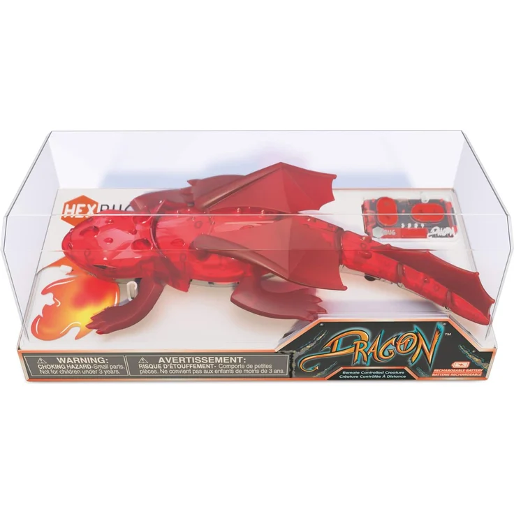 Hexbug 409-6847 Fernbedienung Drache – wiederaufladbares Spielzeug für Kinder – verstellbare Roboterfigur Dinosaurier – Farben können variieren - Preisvergleich – Bild 1