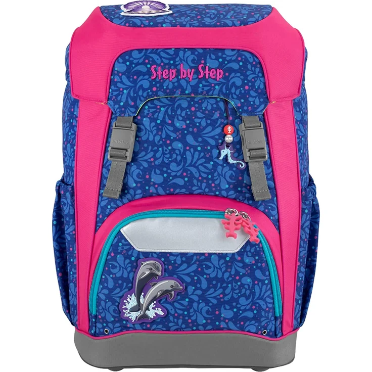 STEP BY STEP Schulrucksack Set GIANT 5-teilig "Happy Dolphins" – Bild 2