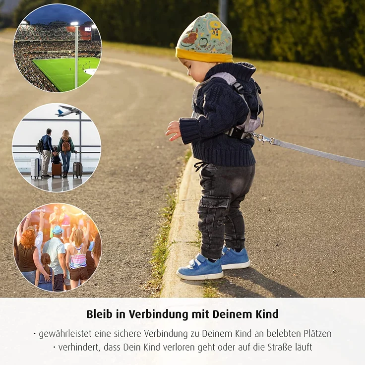 TravelKid Go Kinder-Lauf- und Schutzgurt, Sicherheitsleine und Laufgurt für Babys und Kinder – Bild 2