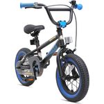 Bikestar BMX Fahrrad 12 Zoll - Schwarz & Blau