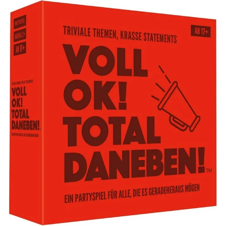 Kylskapspoesi AB 43024 - Voll Ok! Total daneben! - Ein Partyspiel für alle, die es geradeheraus mögen