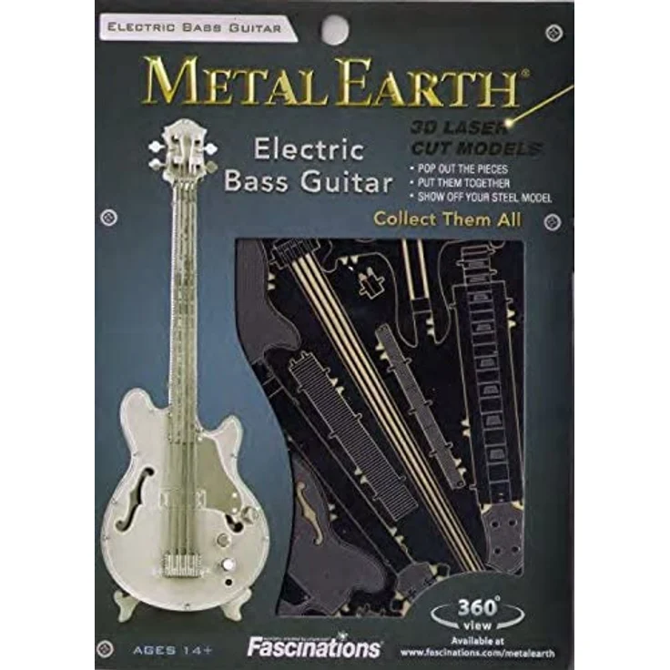 Metal Earth: Electric Bass Guitar – Bild 4