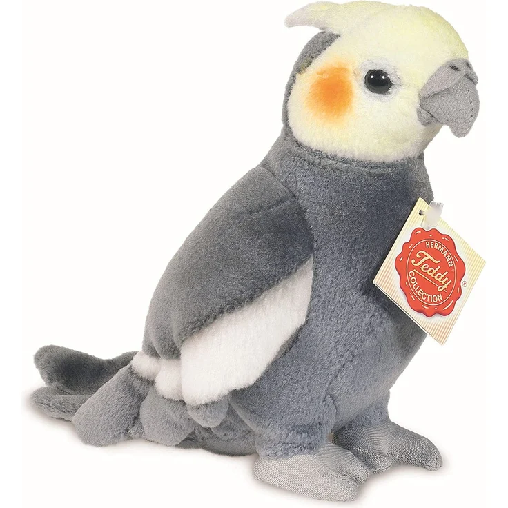 Hermann Teddy Collection 941095 - Plüsch-Nymphensittich, 17 cm – Bild 1