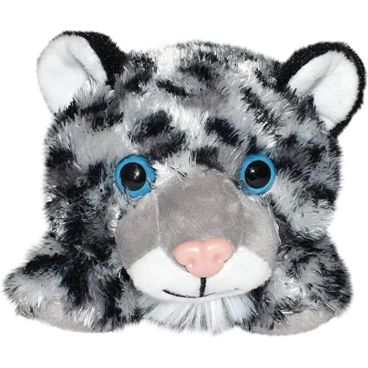 Wild Republic - 16235 - Hug ems Schneeleopard Plüschtier - 18 cm - grau – Bild 2