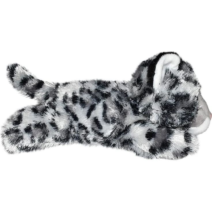 Wild Republic - 16235 - Hug ems Schneeleopard Plüschtier - 18 cm - grau – Bild 4