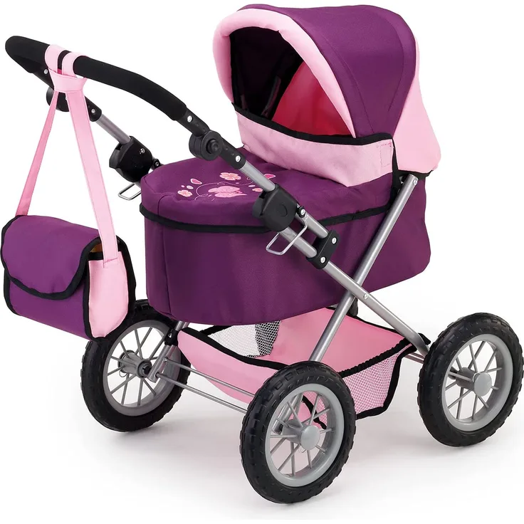 Bayer Design 13057 - Puppenwagen Trendy, pflaume