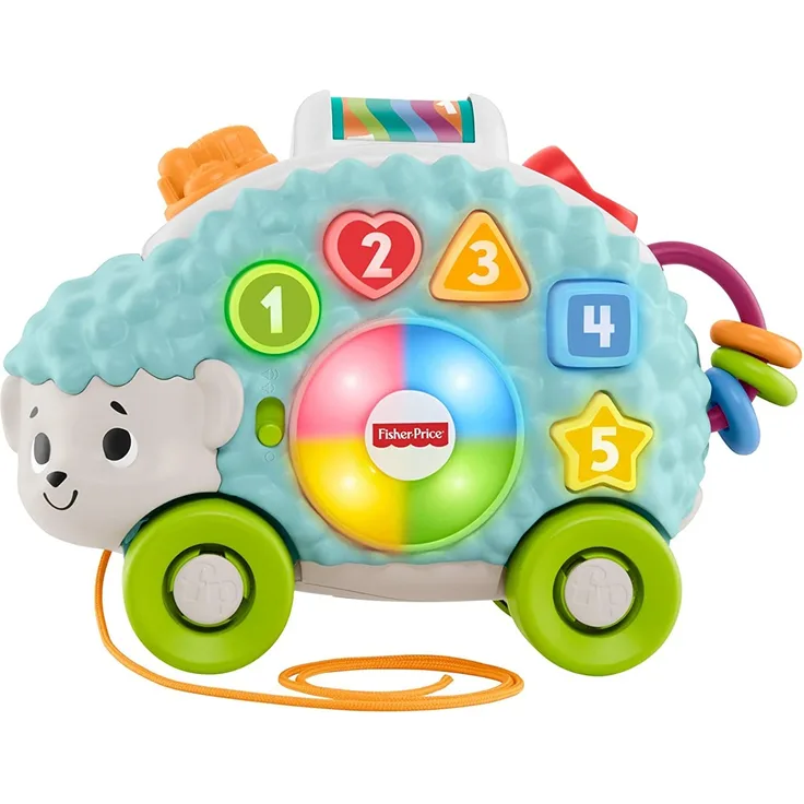 Fisher-Price GJB05 - BlinkiLinkis Igel, deutschsprachig, interaktives Lernspielzeug ab 9 Monaten