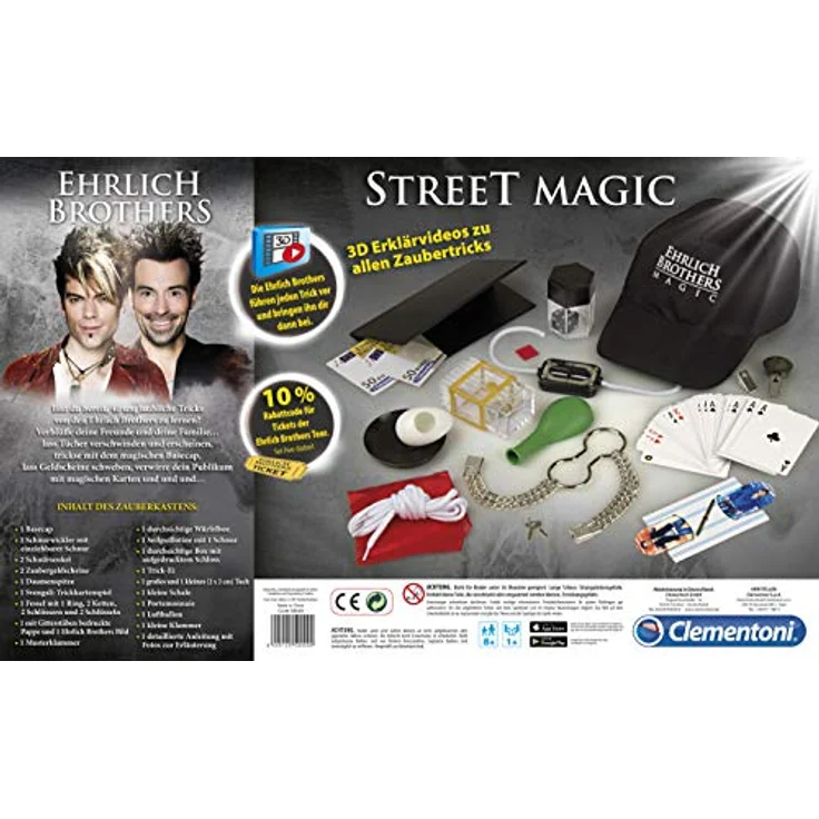 Clementoni Ehrlich Brothers Street Magic Zauberkasten – Bild 4
