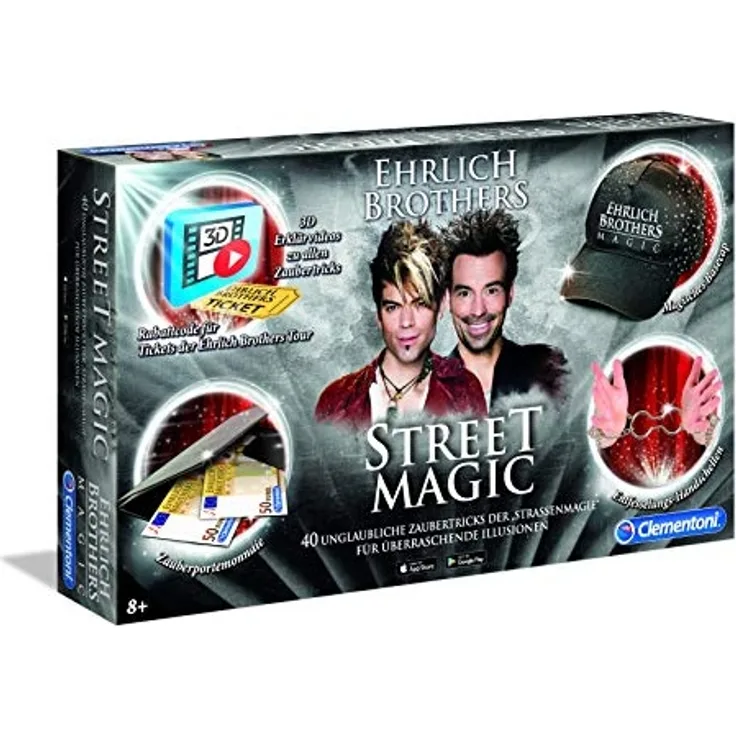 Clementoni Ehrlich Brothers Street Magic Zauberkasten
