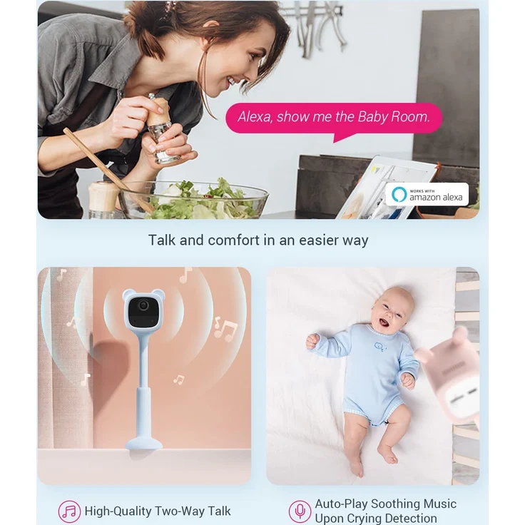 Ezviz Babyphone Ezviz BM1 Aqua Bear - Preisvergleich – Bild 6