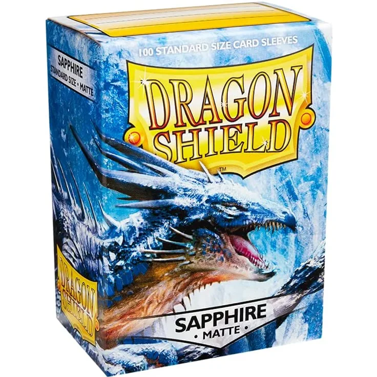 Dragon Shield 11028 Matte Sleeves Kartenhhüllen, Sapphire