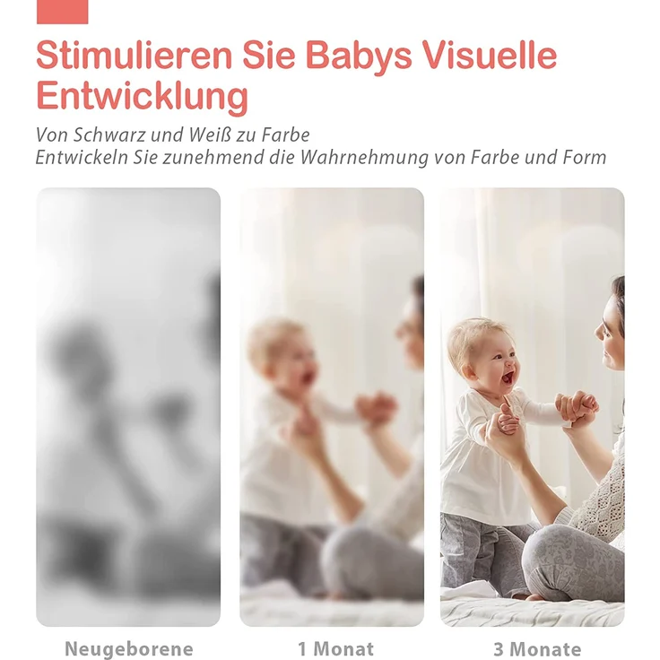 Baby Spielzeug ab 0 3 6 12 36 Monate, 80pcs Baby Schwarz Weiß Flash Karten für Neugeborene Kinder Visuelle Stimulation Neugeborene Kleinkind Spielzeug Geschenk – Bild 2