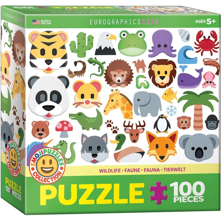 Eurographics 6100-5395 Tierwelt 100 Teile Puzzle