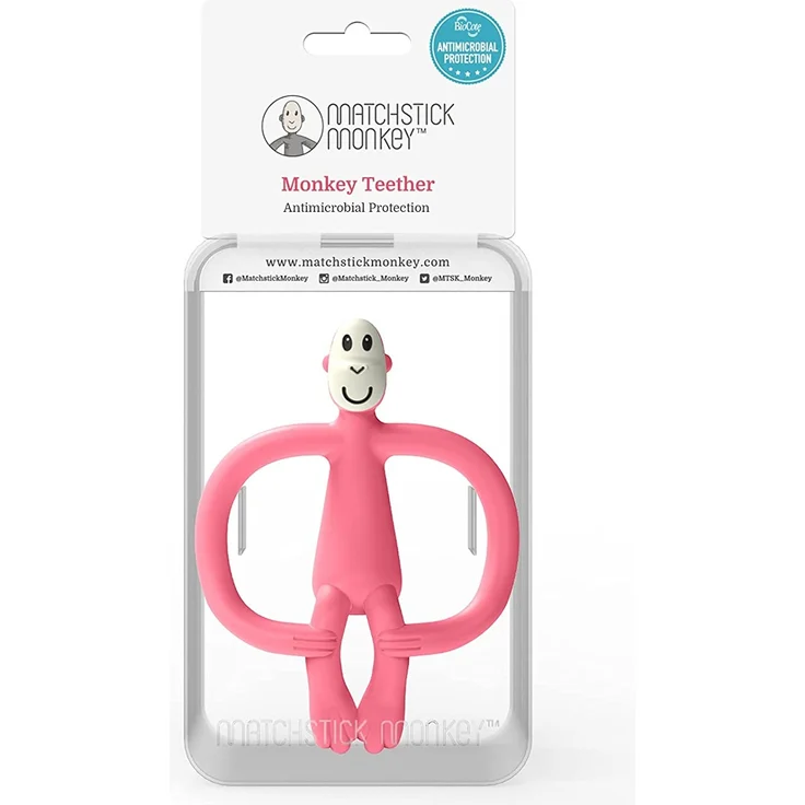 MATCHSTICK MONKEY Beißring MM Affe rosa 624667 – Bild 4
