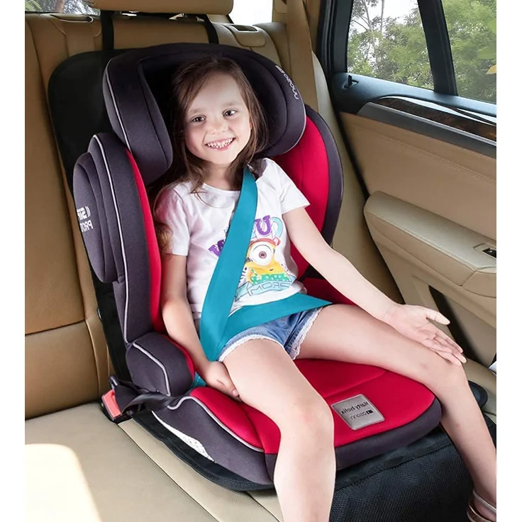MHO+ALL Kindersitzunterlage, 2 Stück ISOfix Geeigneter Sitzschoner Auto Kindersitz für Textil- und Ledersitze, mit dickster Polsterung und Netztaschen, Leicht zu Reinigen und Rutschfestem – Bild 8