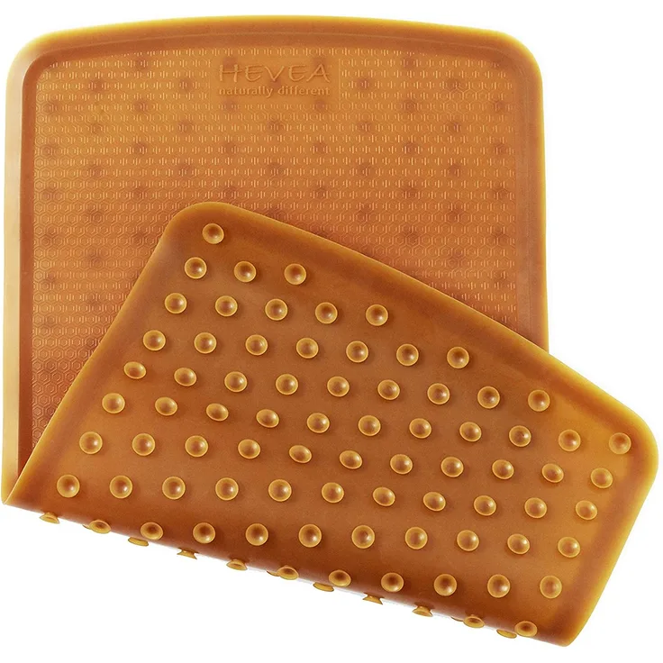 Hevea Gummi-Badematte Natur Gold