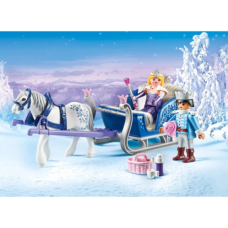 PLAYMOBIL Magic 9474 Schlitten mit Königspaar, Ab 4 Jahren – Bild 3