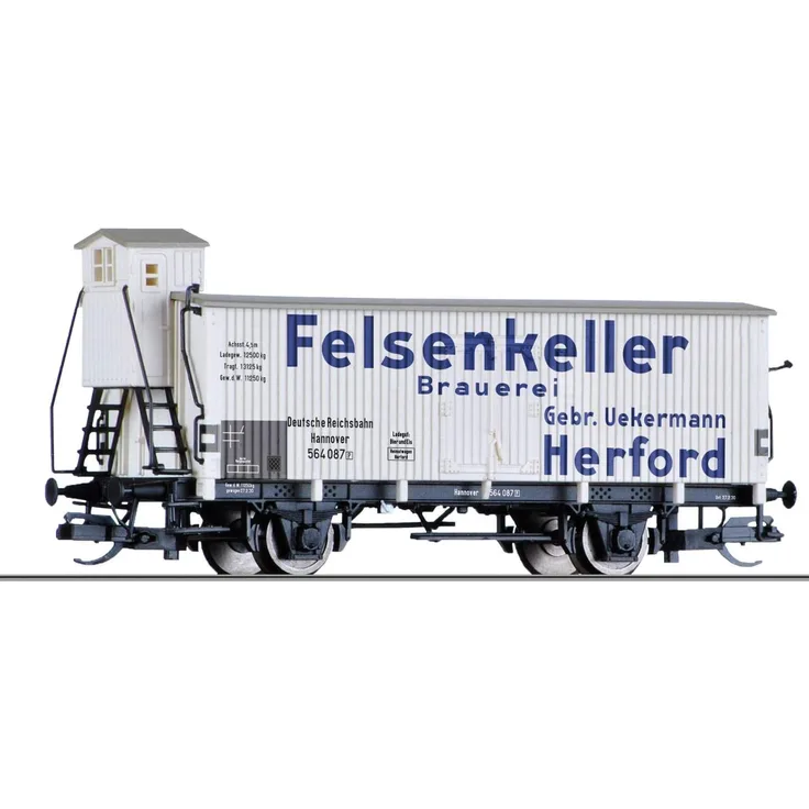 Tillig 17924 Kühlwagen, DRG, Ep. II Felsenkeller Brauerei Herford