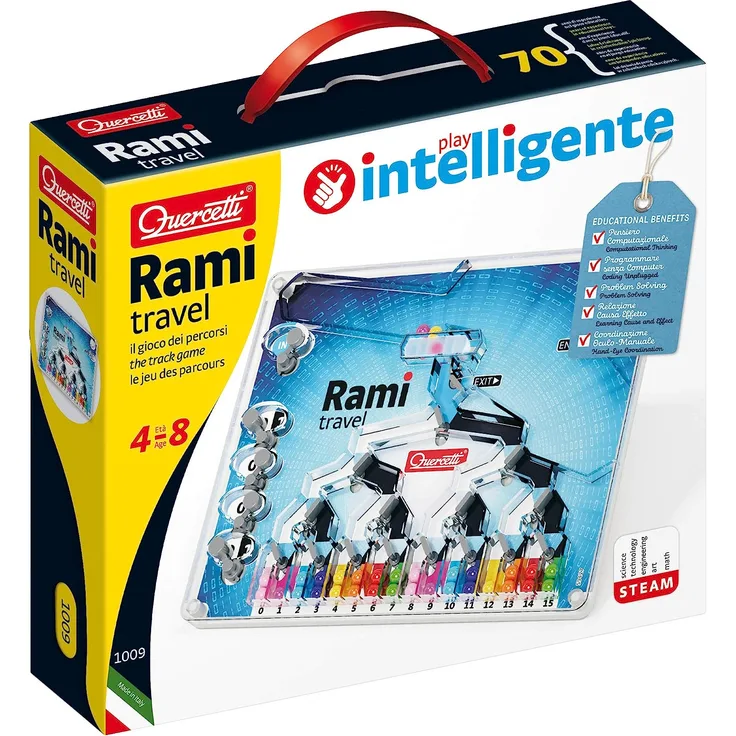 Quercetti 1009 Quercetti-1009 Mini Rami-Coding, Multicolor