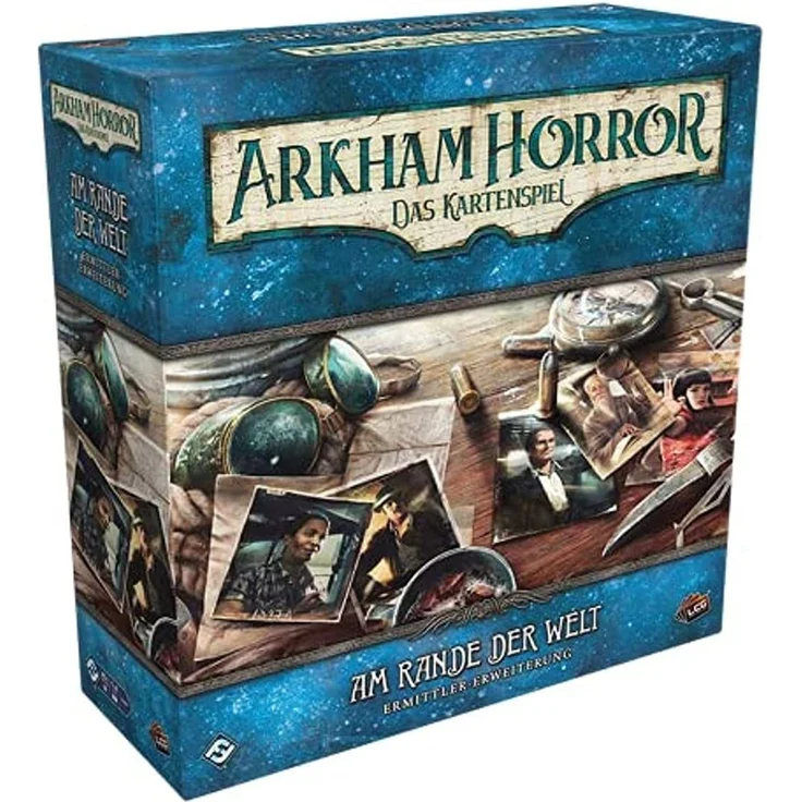 Asmodee Arkham Horror: LCG - Am Rande der Welt, Ermittler Erweiterung, Kartenspiel, Deckbau, Deutsch – Bild 1
