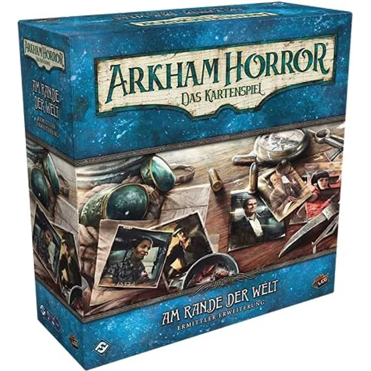 Asmodee Arkham Horror: LCG - Am Rande der Welt, Ermittler Erweiterung, Kartenspiel, Deckbau, Deutsch