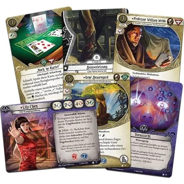 Asmodee Arkham Horror: LCG - Am Rande der Welt, Ermittler Erweiterung, Kartenspiel, Deckbau, Deutsch – Bild 4