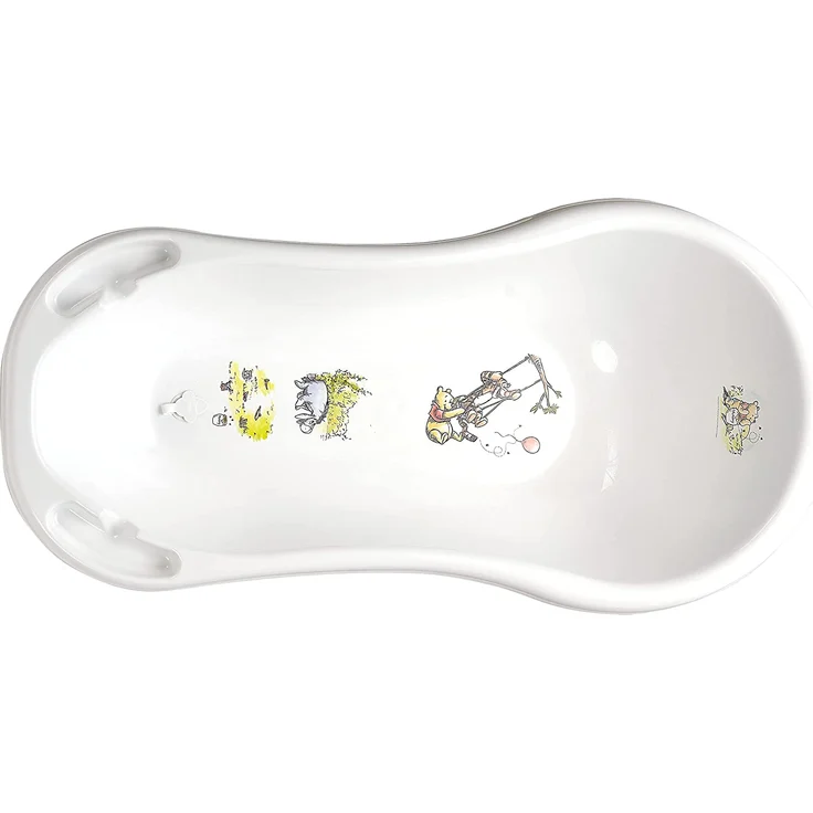 keeeper Winnie Puuh Ergonomische Babywanne mit Stöpsel, Ab 0 bis ca. 12 Monate, 100 cm, Maria, Weiß – Bild 3