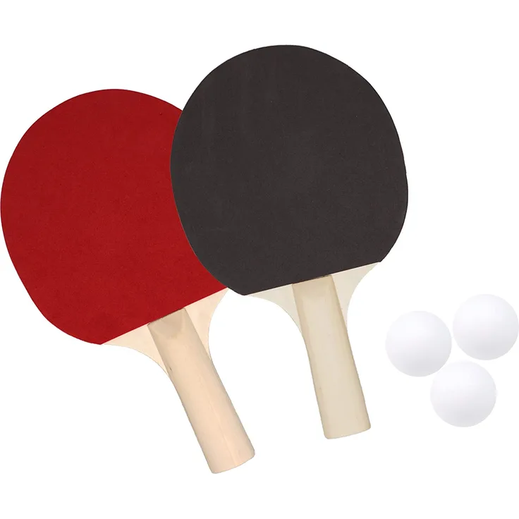 Best Sporting Tischtennis Set, 2 Tischtennis-Schläger, 2 Tischtennis-Bälle