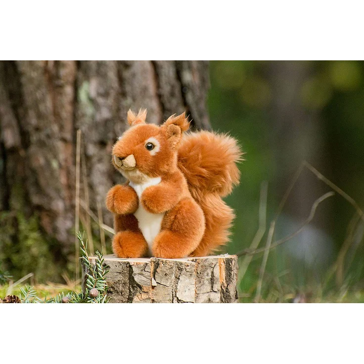 Teddy Hermann 908432 Eichhörnchen Plüsch, 14 cm – Bild 4