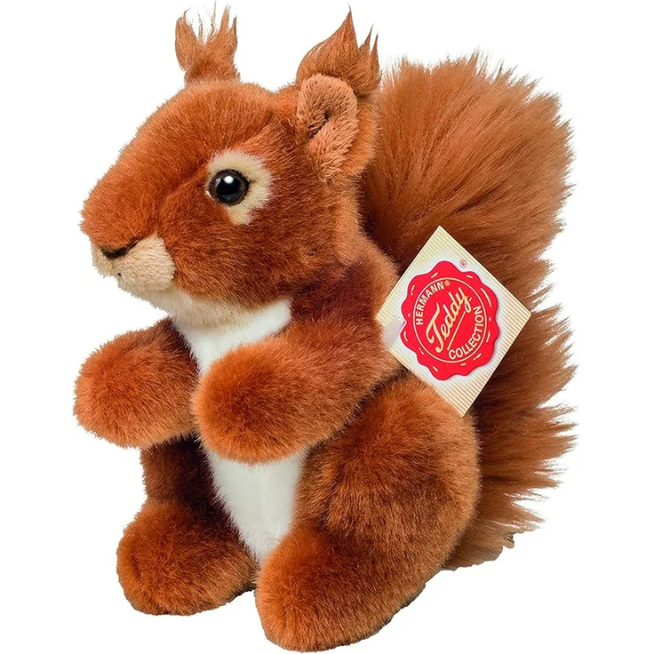 Teddy Hermann 908432 Eichhörnchen Plüsch, 14 cm – Bild 1