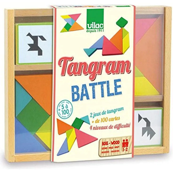Vilac Tangram im 2-er Set für Kinder ab 5 Jahren