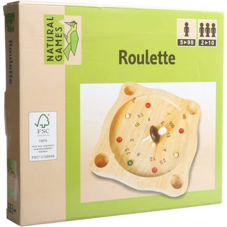 Natural Games Roulette. 22 cm
