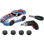 Theo Klein 8668 Bosch Car Tuning-Set I Zerlegbares Auto mit Tuning Zubehör I Mit batteriebetriebenem Akkuschrauber Ixolino I Maße: 20,5 cm x 9,5 cm x 6 cm I Spielzeug für Kinder ab 3 Jahren - Preisvergleich