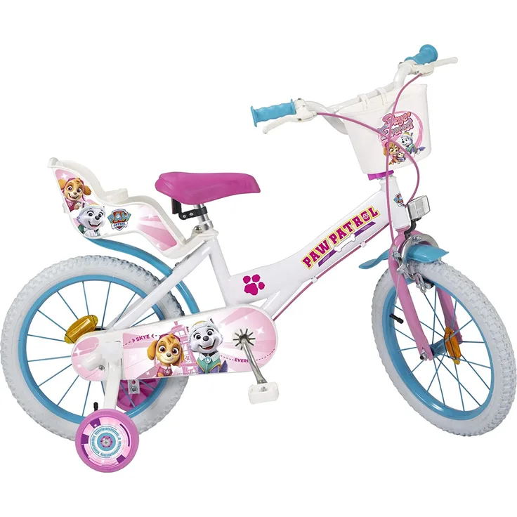 KINDERFAHRRAD 16 TOIMSA TOI1681 PAW PATROL WEISS