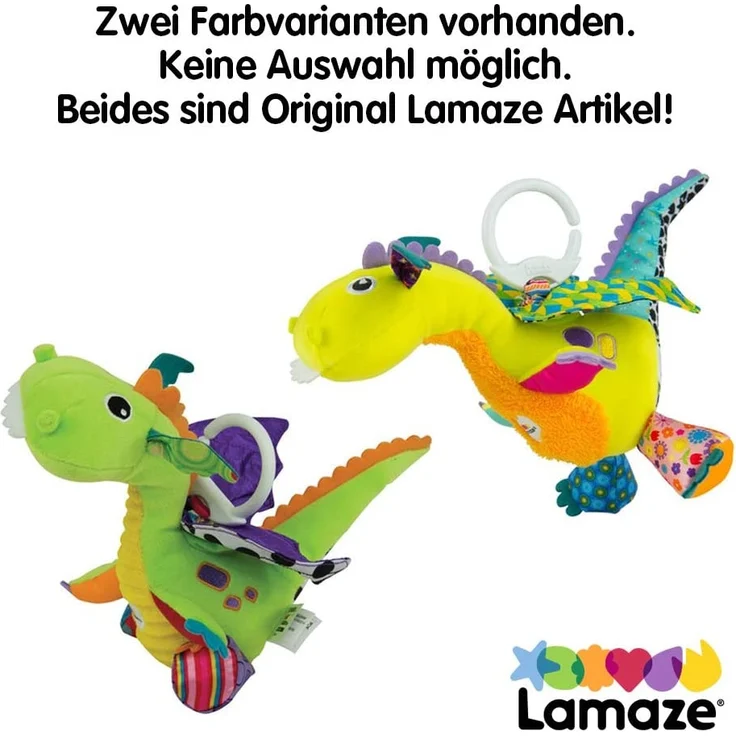 Lamaze Baby Spielzeug 'Diego, der fliegende Drache' Clip & Go, Hochwertiges Kleinkindspielzeug, Greifling Anhänger zur Stärkung der Eltern-Kind-Beziehung, Geschenke zur Geburt, ab 0 Monaten - Preisvergleich – Bild 4