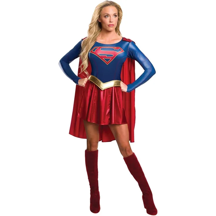 Rubie's Offizielles Supergirl TV-Serie Kostüm für Erwachsene, Damen - Größe M