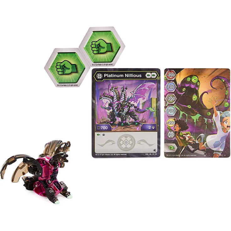 Bakugan ''Evolutions'' Platinum Series 1er Pack mit Metallkern für mehr Durchschlagskraft unterschiedliche Varianten Wurfkreisel 6 Jahr(e) – Bild 6