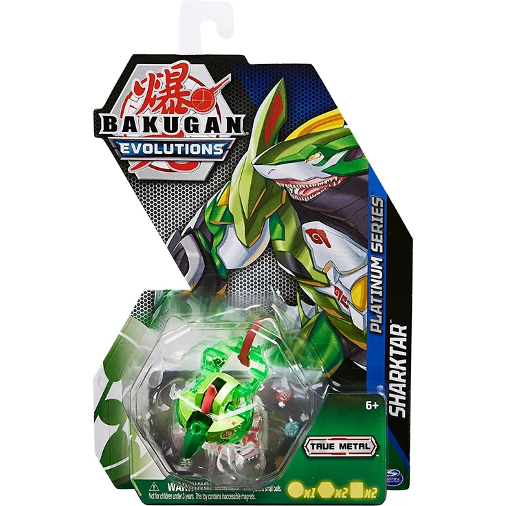 Bakugan ''Evolutions'' Platinum Series 1er Pack mit Metallkern für mehr Durchschlagskraft unterschiedliche Varianten Wurfkreisel 6 Jahr(e) – Bild 9