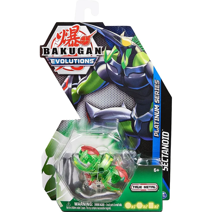Bakugan ''Evolutions'' Platinum Series 1er Pack mit Metallkern für mehr Durchschlagskraft unterschiedliche Varianten Wurfkreisel 6 Jahr(e) – Bild 5