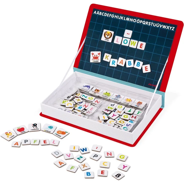 Janod J02713 Magneti'Book Alphabet Lernspielzeug, Deutsch