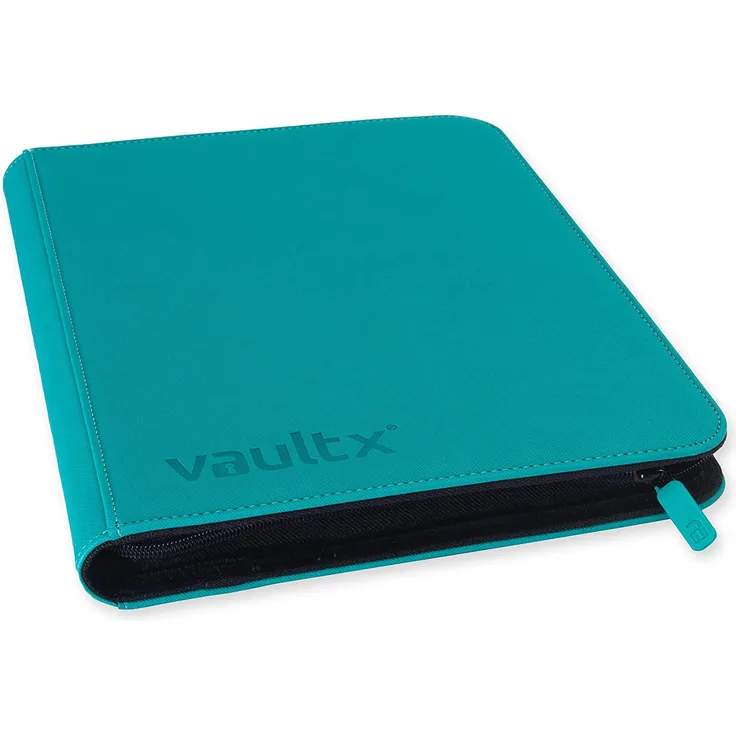 Vault X Premium eXo-Tec Zip Heftmappe - 9 Fächer Sammelkarten Trading Cards Mappe - 360 Fächer mit Seitenöffnung für Spielkarten zum sammeln und tauschen
