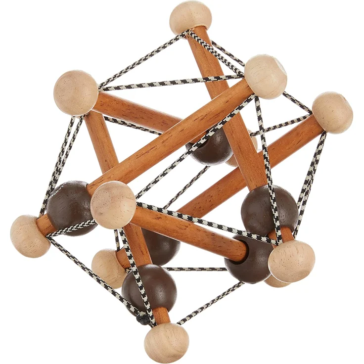 Manhattan Toy Artful Skwish Rassel und Beißring Greifing Activity Toy – Bild 2