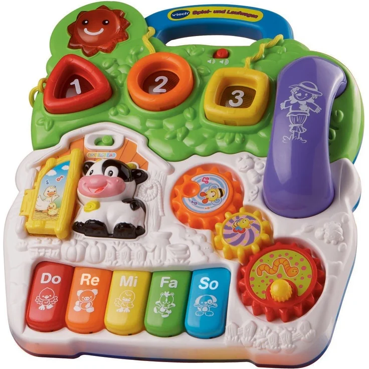 VTech - Baby - Spiel- und Laufwagen orange – Bild 3