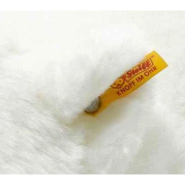 Steiff 115134 Arco Eisbaer 90 liegend Bär, WEIß – Bild 3