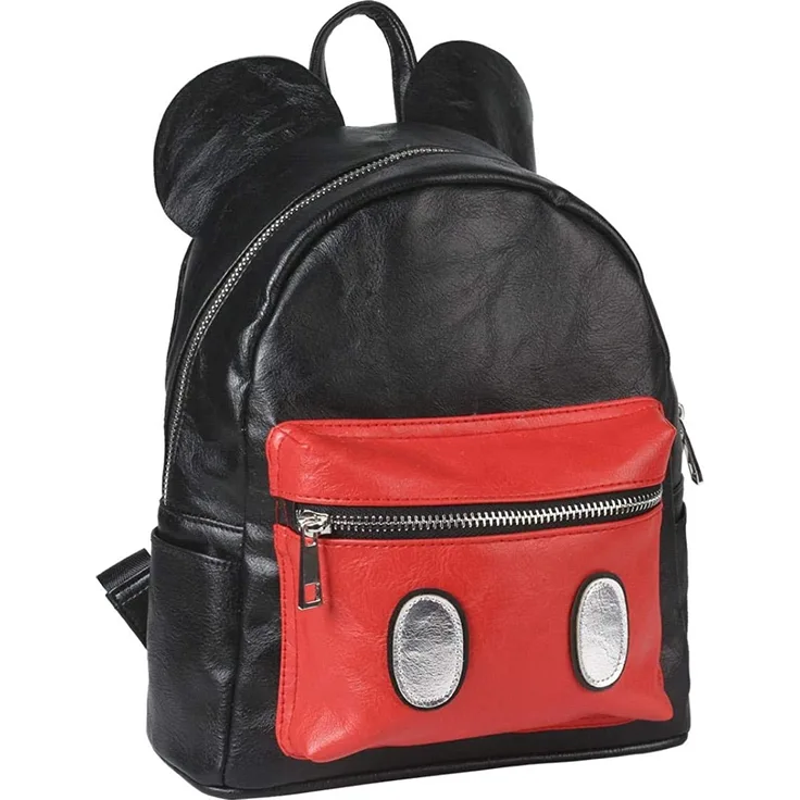 Cerdá Mochila Moda Mickey Rucksack, 25 cm, Schwarz (Negro)