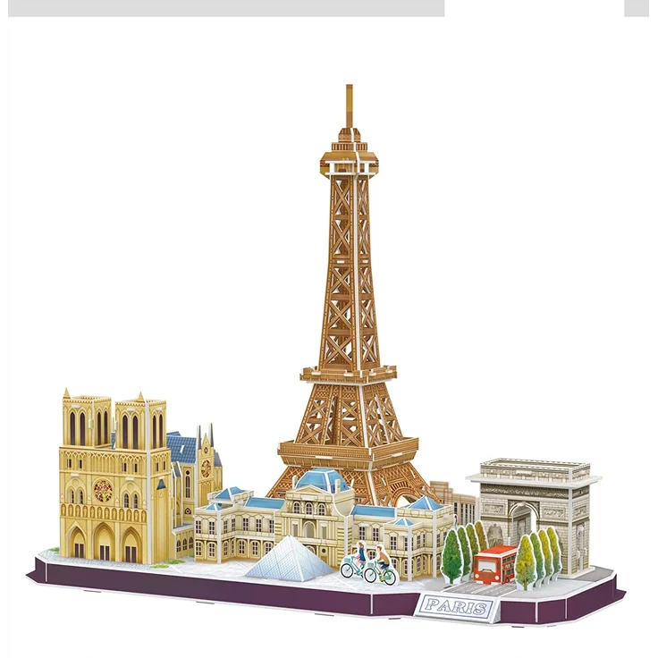 Cubic Fun – 3D Puzzle der Stadt Paris Online (771mc254)