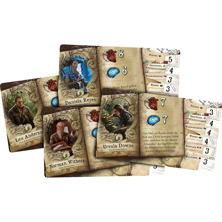 Asmodee Villen des Wahnsinns - Pfad der Schlange - Brettspiel, Erweiterung, 2. Edition – Bild 6