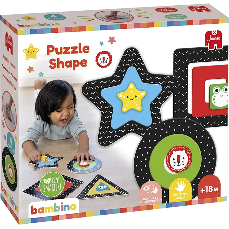 form-Puzzle Junior Holz 12-teilig