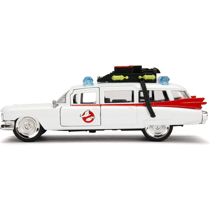 Jada Toys 253232000 Ghostbuster ECTO-1, Auto, Spielzeugauto aus Die-cast, Türen zum Öffnen Maßstab 1:32, weiß – Bild 3